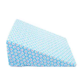 3 in 1 Patterned Bed Wedge - Teal daisy