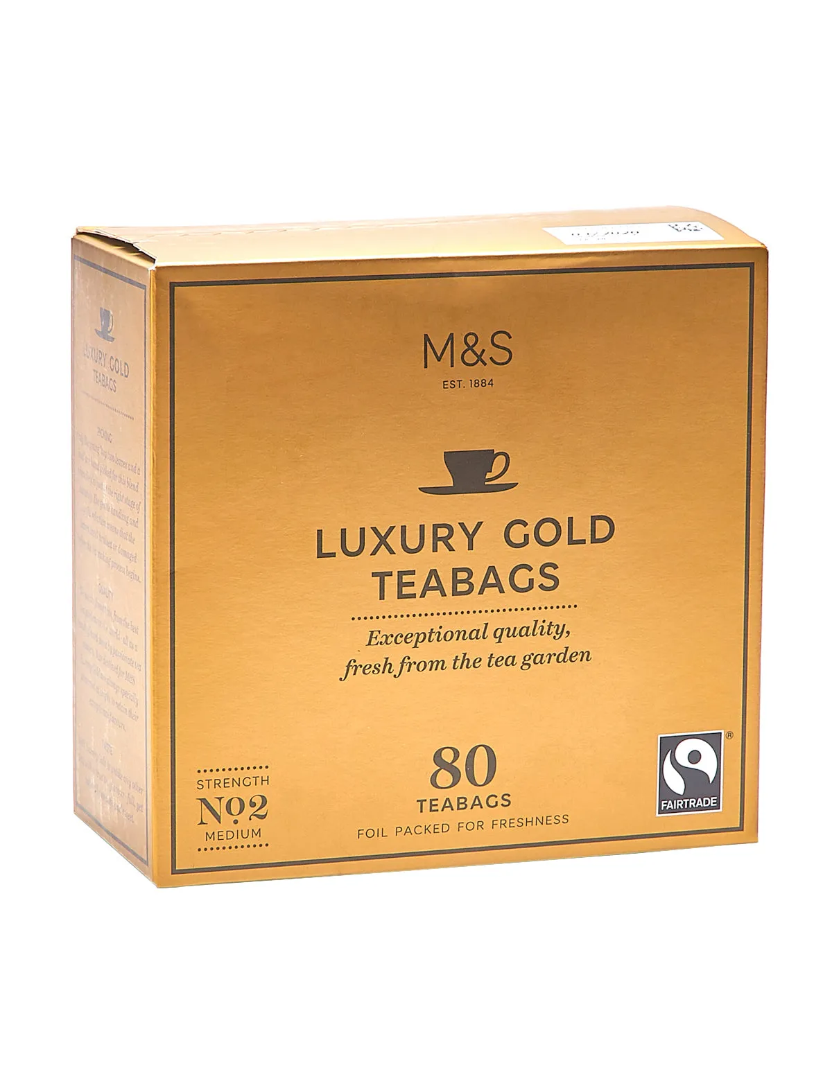 80 Luxury Gold Teabags