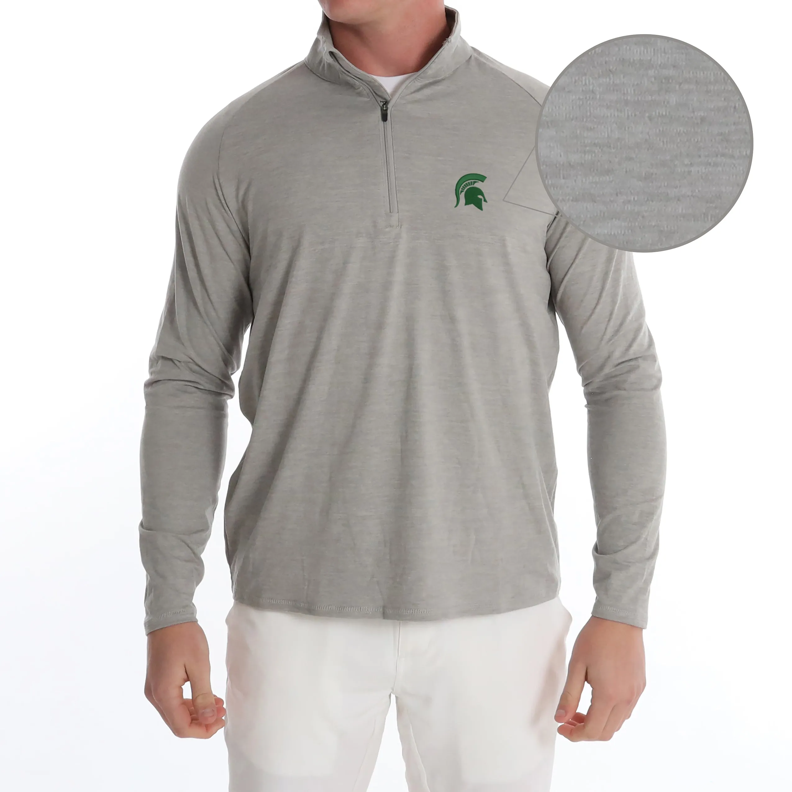 Aegon Pullover MSU - Grey Heather