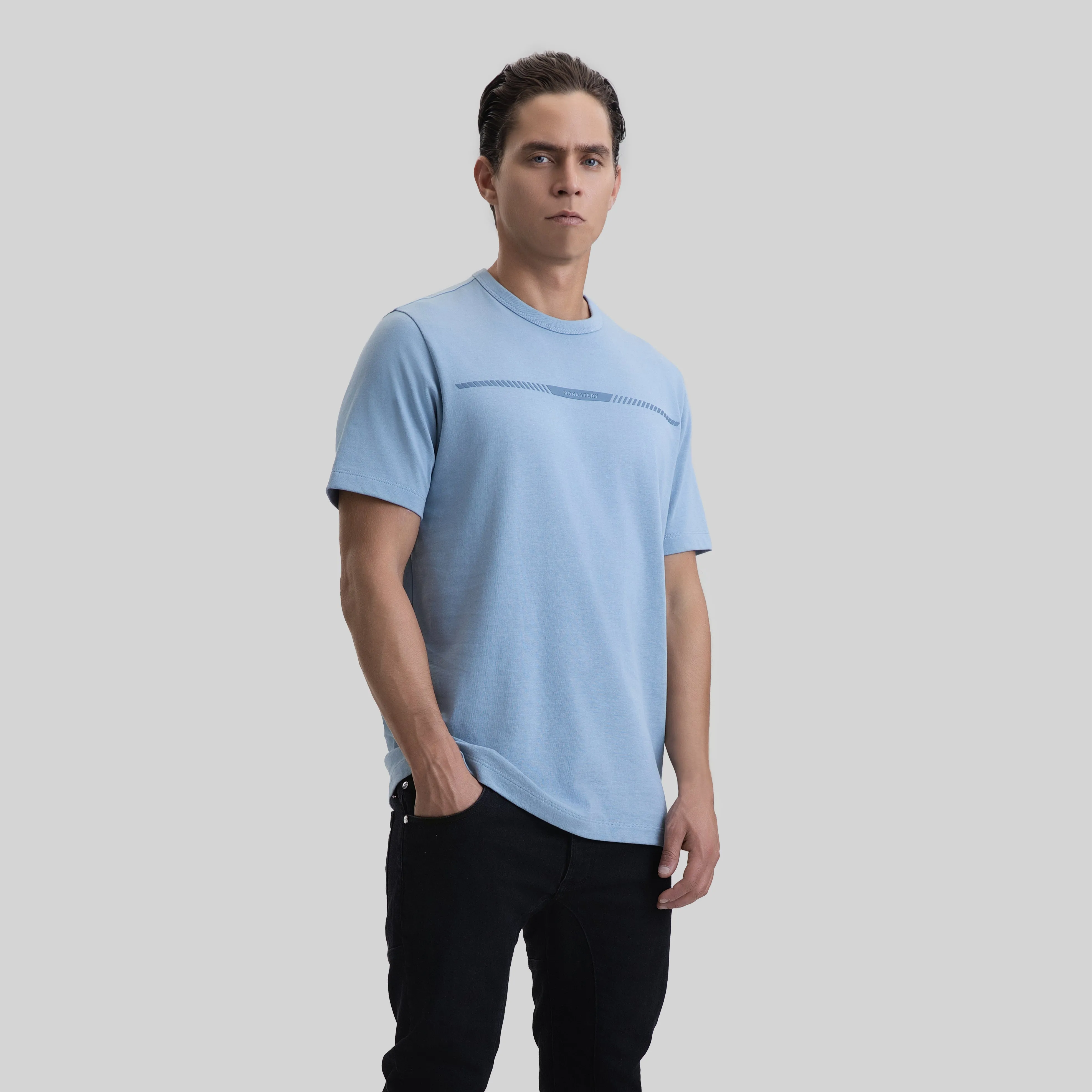 ALPINE T-SHIRT FADED DENIM