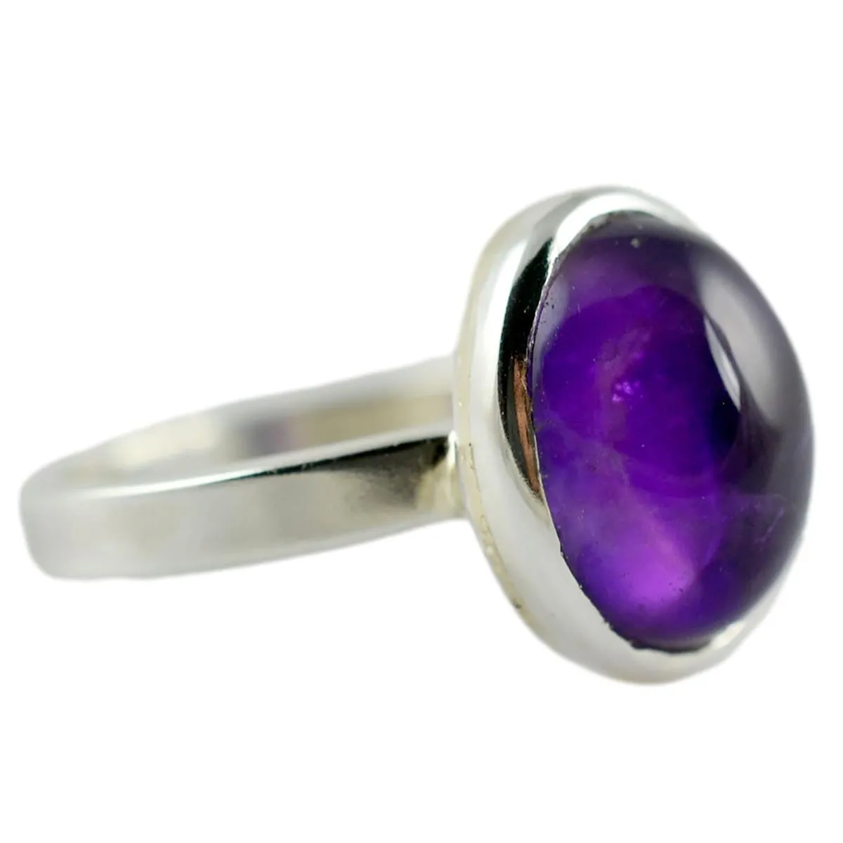 Amethyst 925 Solid Sterling Silver Handmade Ring