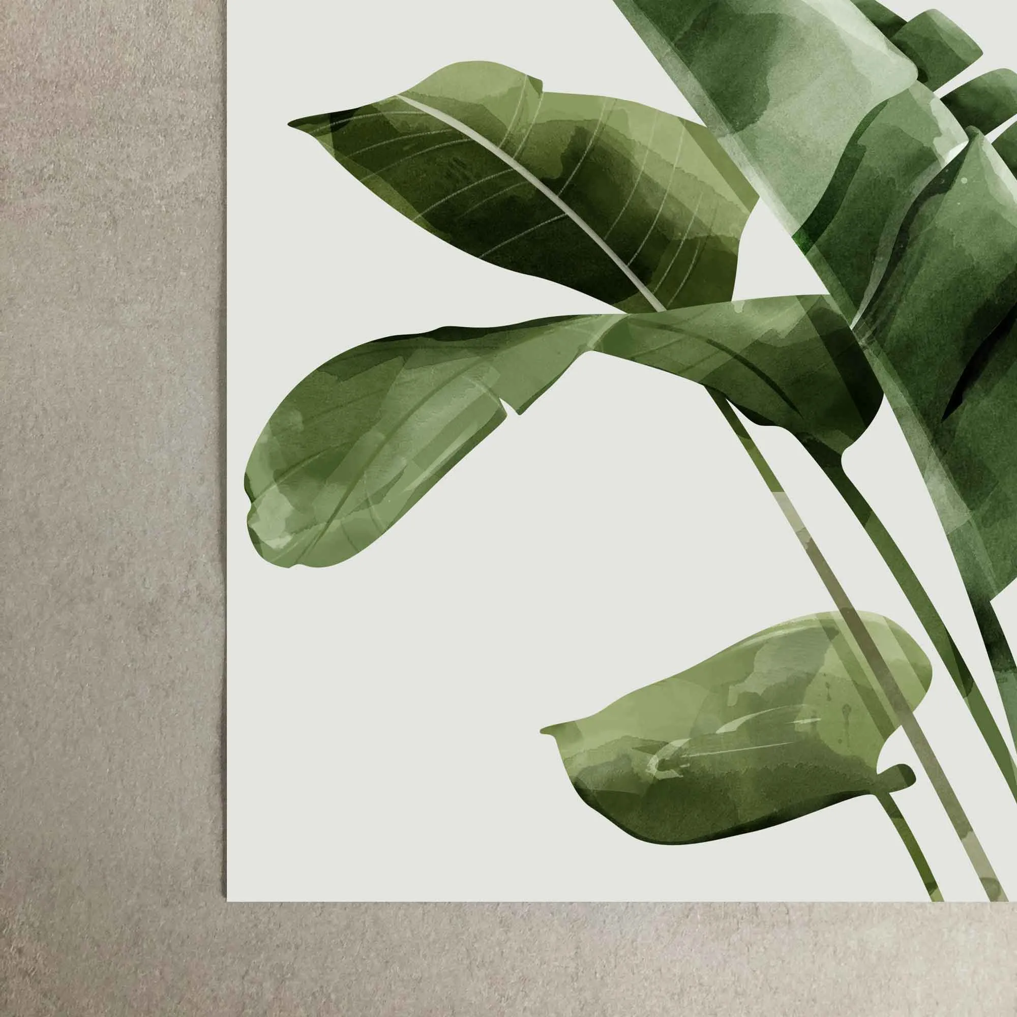 Banana Palms Art Print