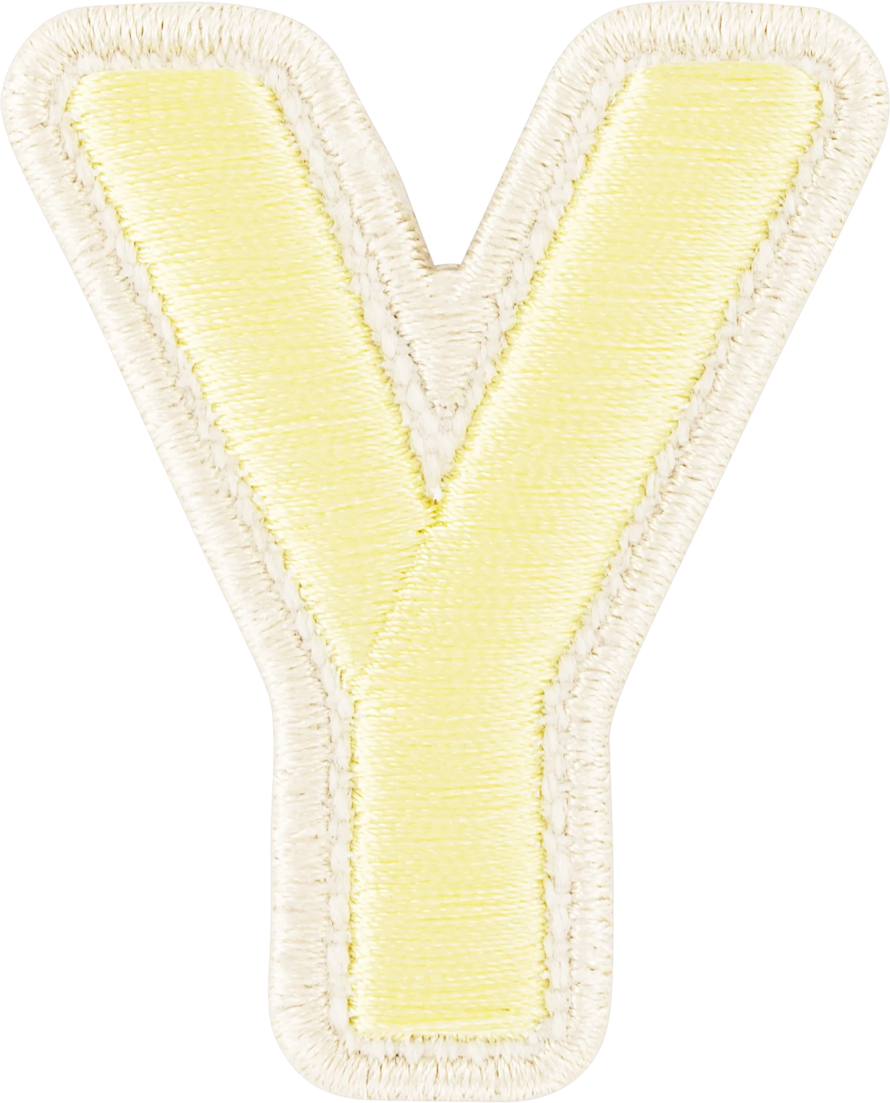 Banana Rolled Embroidery Letter Patch