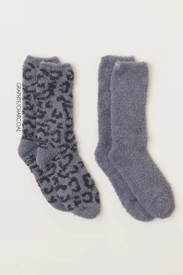 Barefoot In The Wild 2 Pair Sock Set | Barefoot Dreams - FINAL SALE