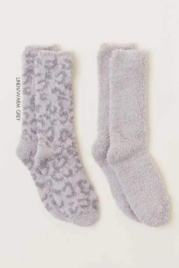 Barefoot In The Wild 2 Pair Sock Set | Barefoot Dreams - FINAL SALE