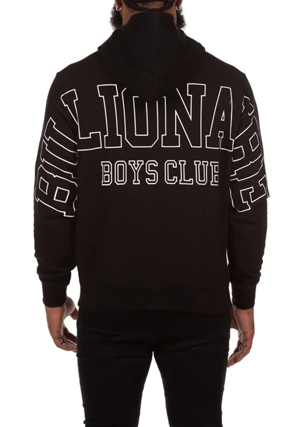 Billionaire Boys Club BB Academic Hoodie (Oversized Fit) Black 831-8302-BLACK