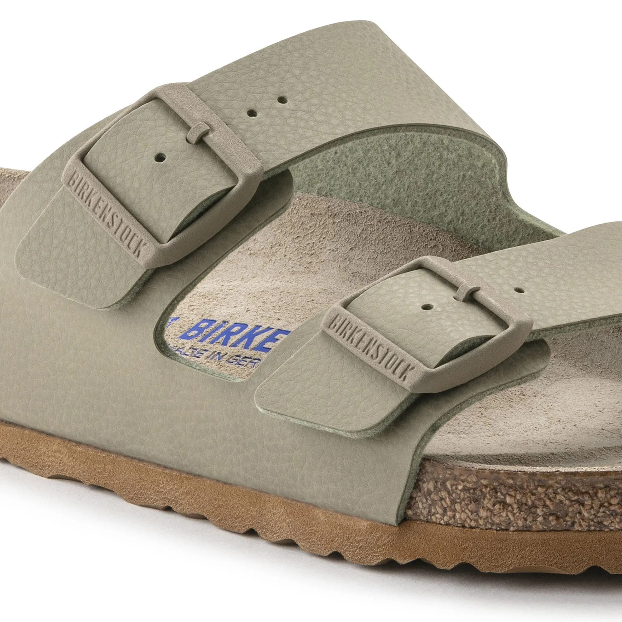 Birkenstock Arizona SFB BF Sandals - Desert Soil Faded Khaki