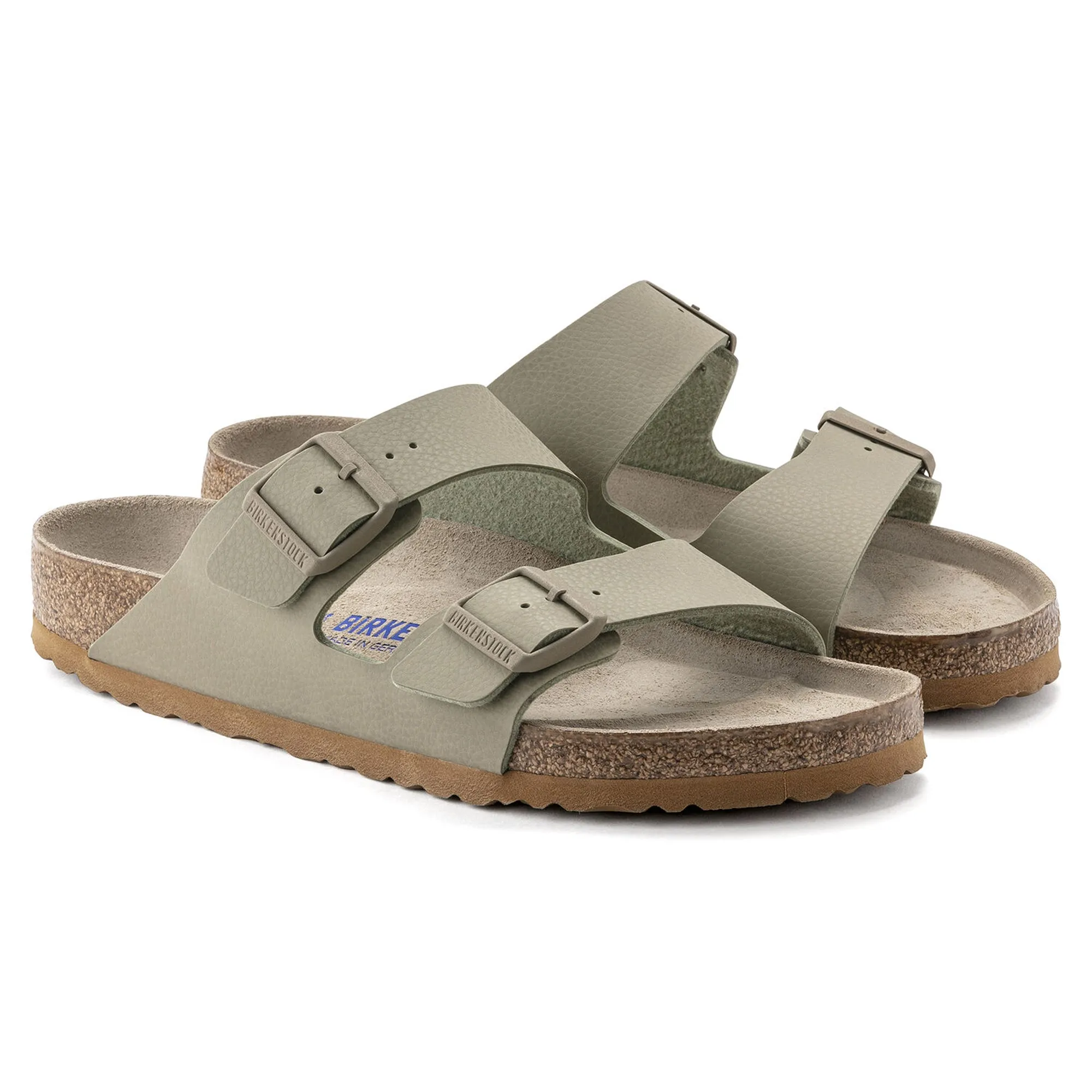 Birkenstock Arizona SFB BF Sandals - Desert Soil Faded Khaki