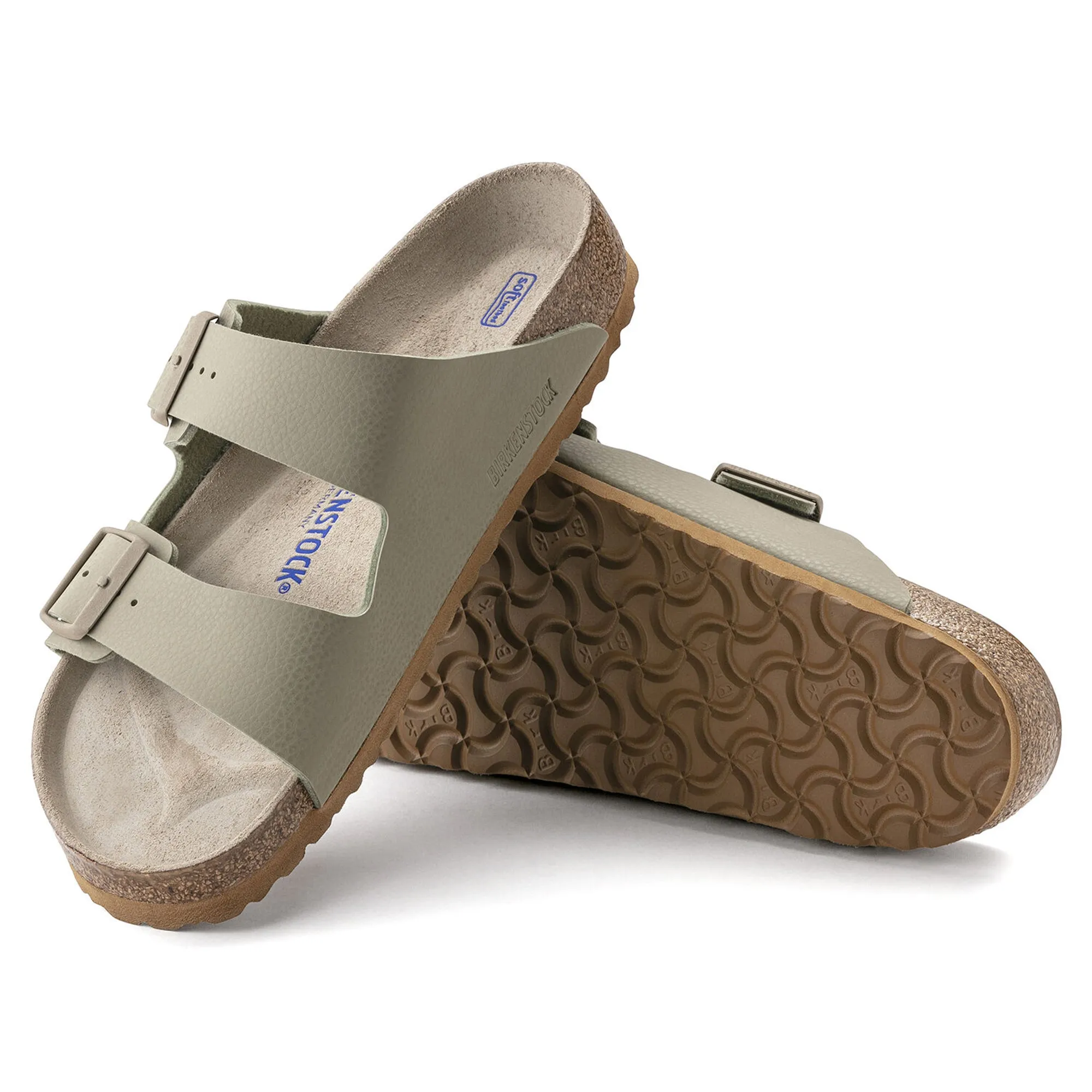 Birkenstock Arizona SFB BF Sandals - Desert Soil Faded Khaki