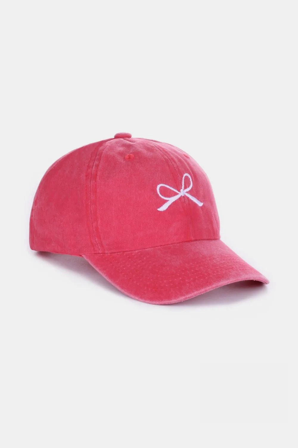 Bow Embroidered Baseball Caps