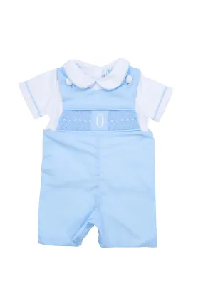 Boys Elegant Blues Shortall Set