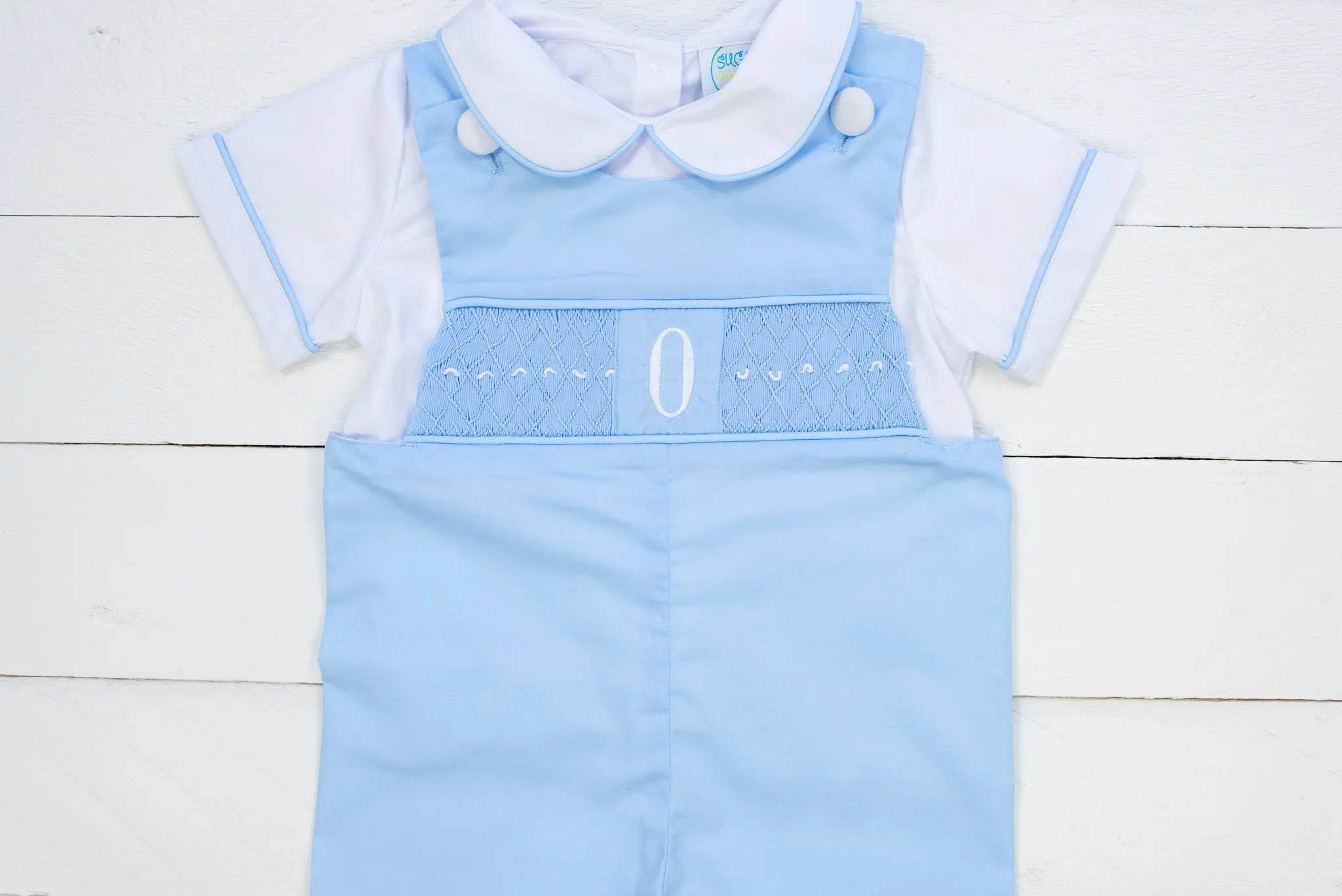 Boys Elegant Blues Shortall Set