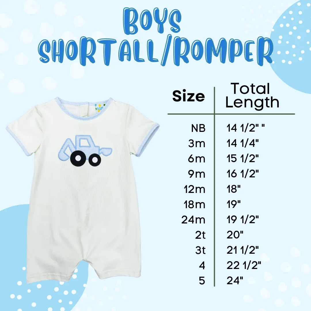 Boys Elegant Blues Shortall Set