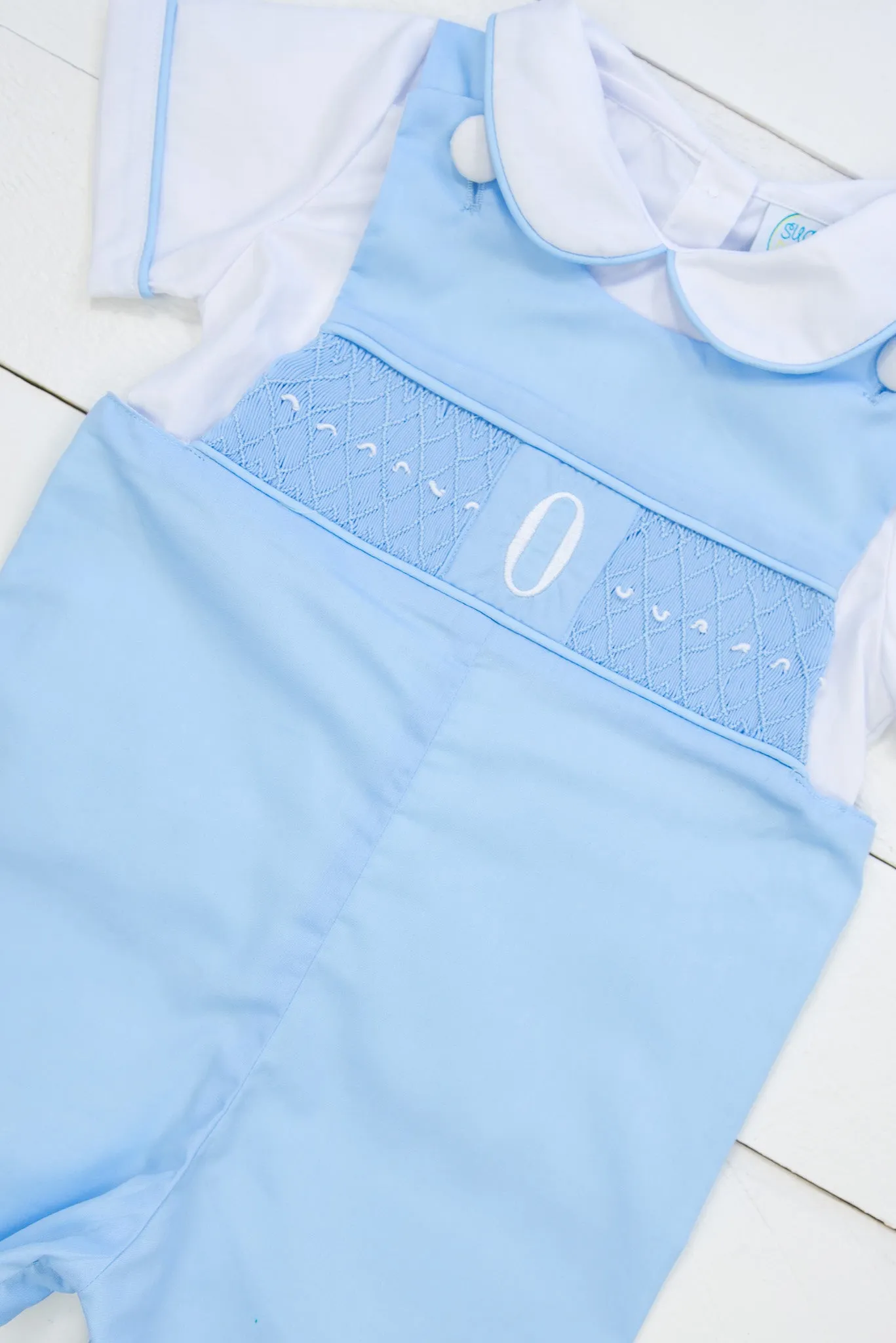 Boys Elegant Blues Shortall Set