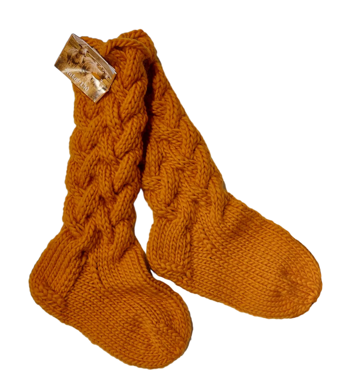 By Seija - Wool Sock Vintage Orange M