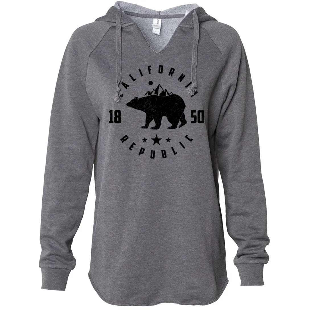 California Republic Mountains Women's Soft Hooded Pullover