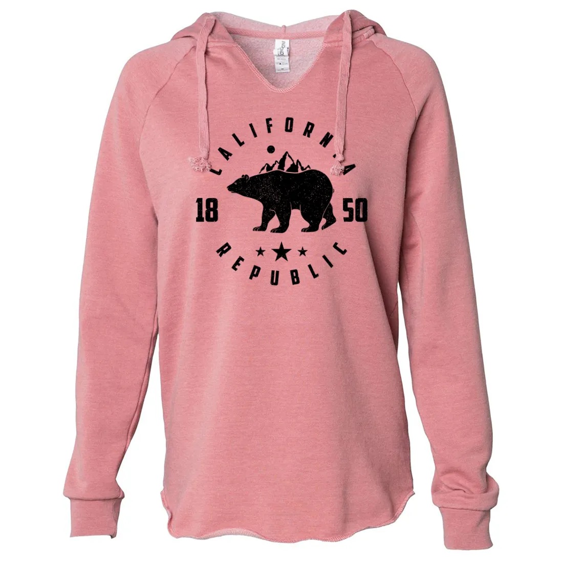 California Republic Mountains Women's Soft Hooded Pullover