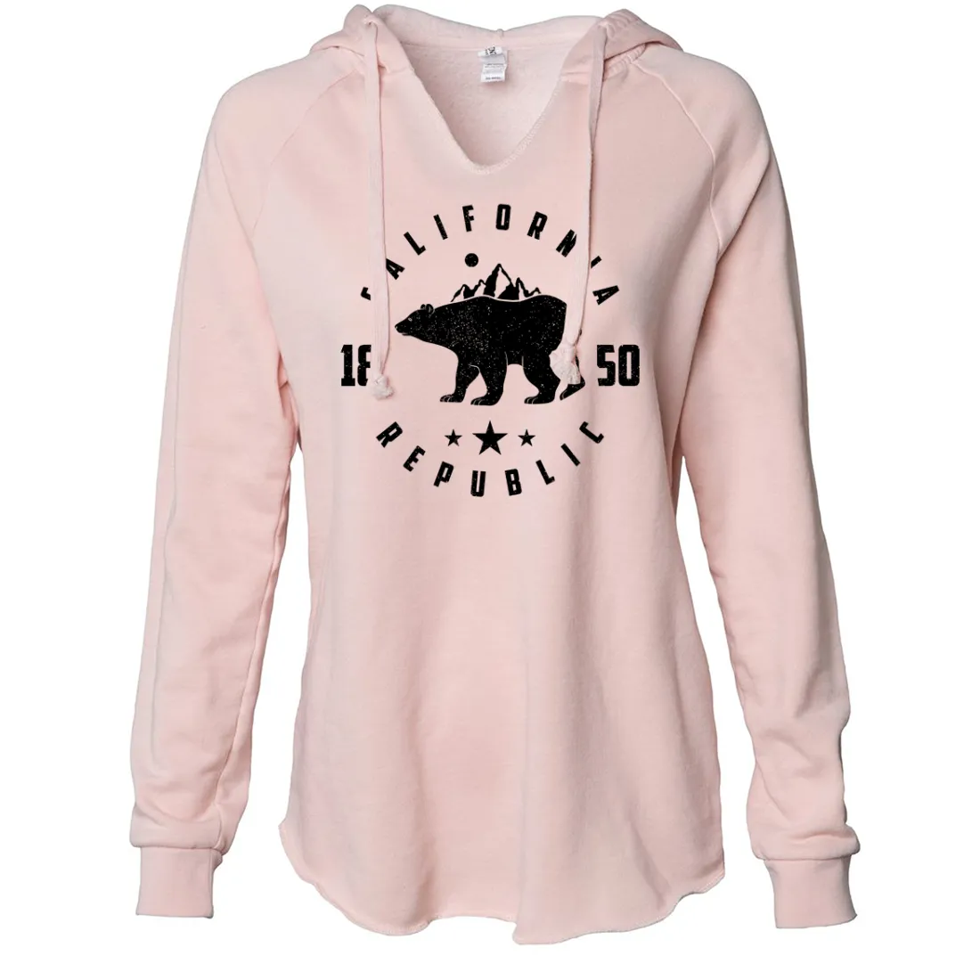 California Republic Mountains Women's Soft Hooded Pullover