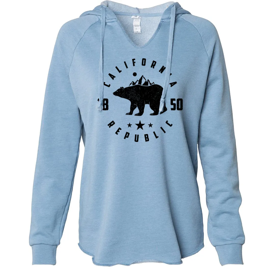 California Republic Mountains Women's Soft Hooded Pullover