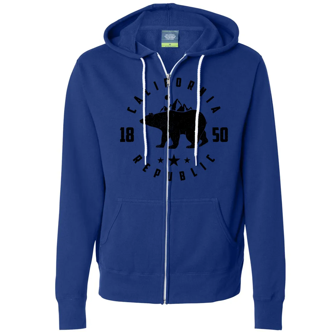 California Republic Mountains Zip-Up Hoodie