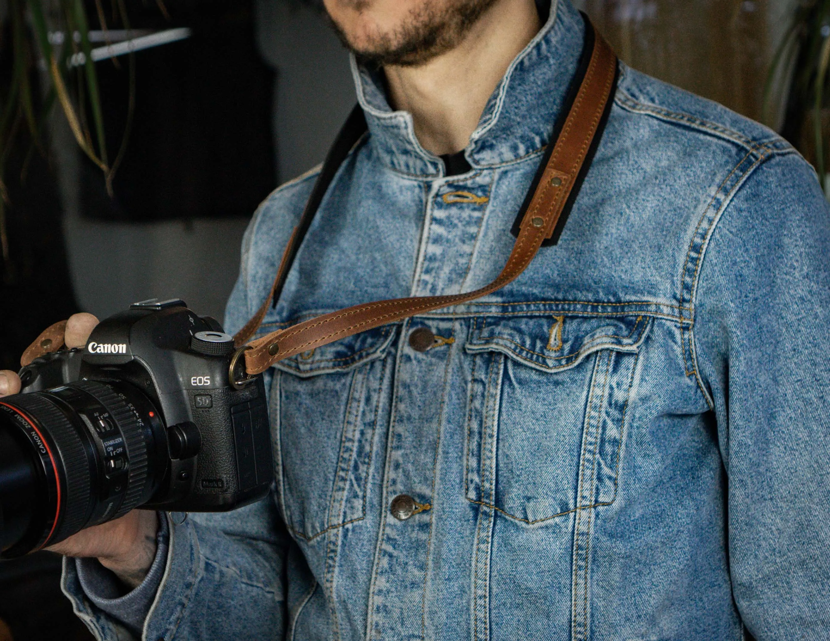 Camera Strap Leather | Single Camera Harness | HandMade FashionRacing