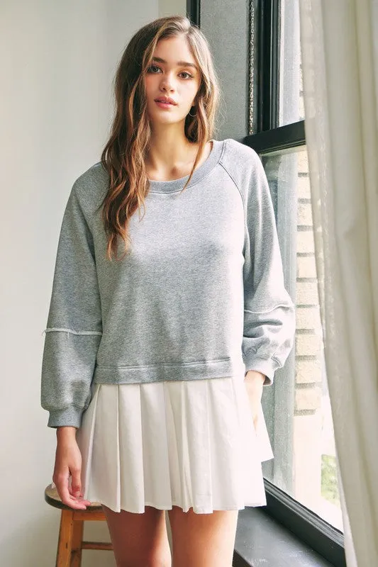 Camille Oversized Sweatshirt Dress