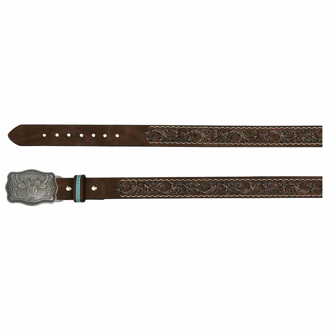 Catchfly Girls' Embroidered Belt