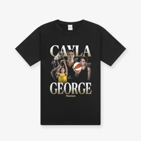 Cayla George Tribute T-Shirt - Faded Noir, In Honor of International Womens Day - Vintage Throwback Style