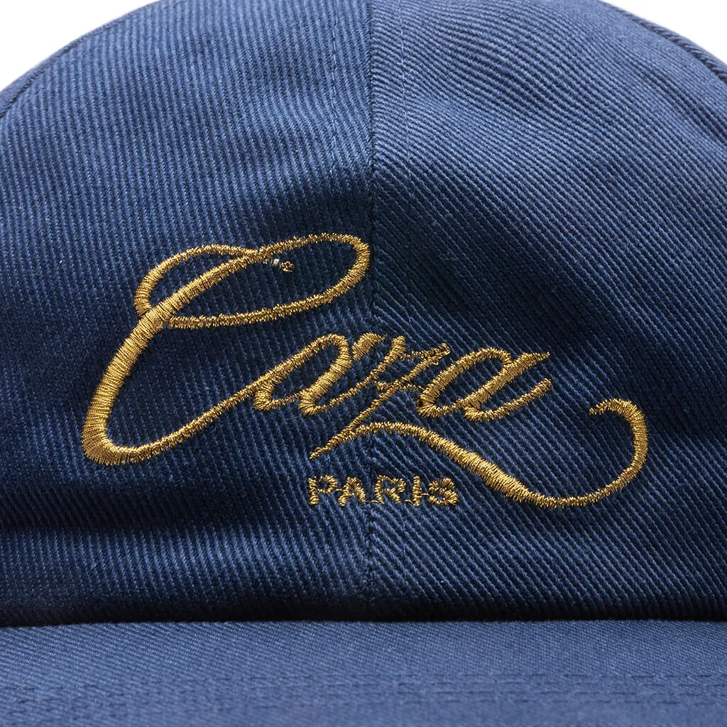 Caza Embroidered Cap - Navy