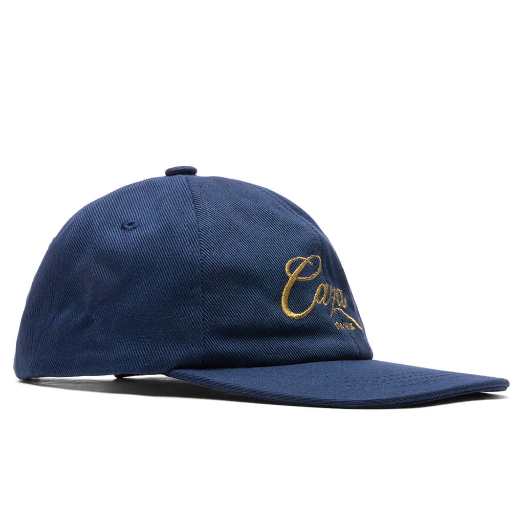 Caza Embroidered Cap - Navy