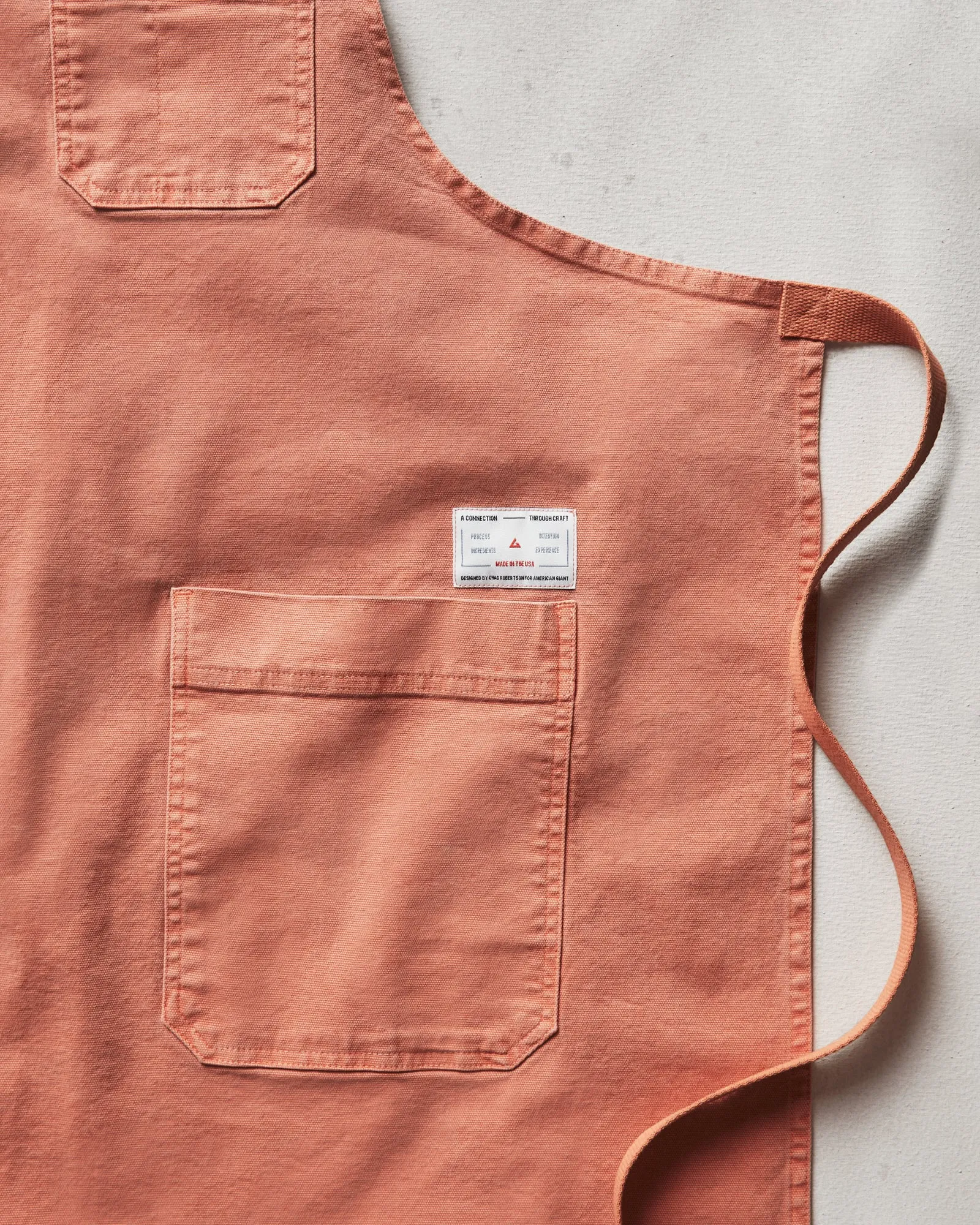 Chad Robertson Apron - Faded Orange