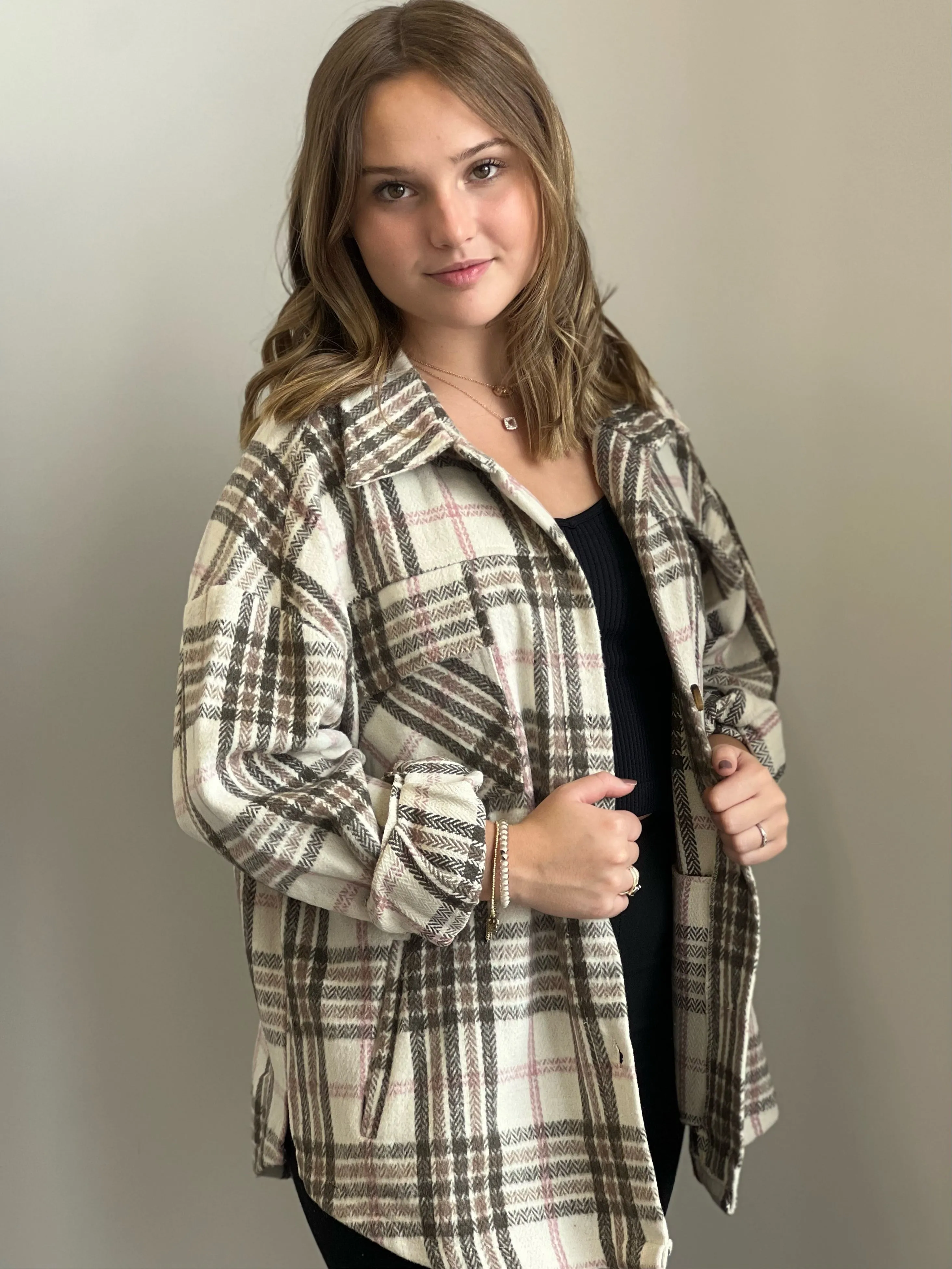 Cora Oversized Plaid Shacket