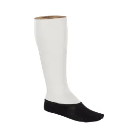 Cotton Sole Invisible Sock Black