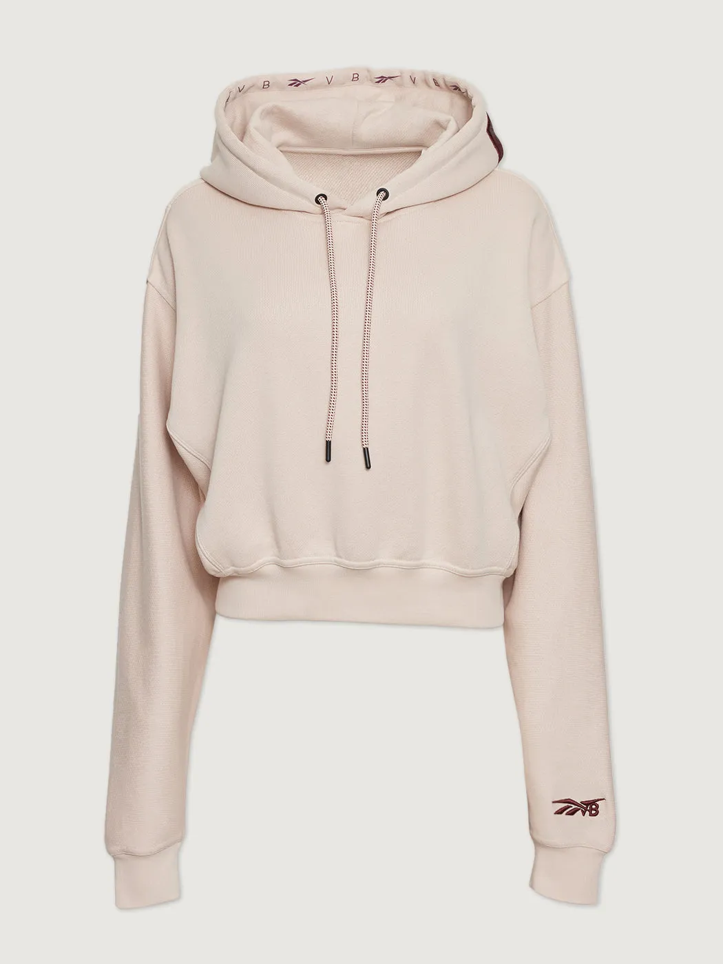 Cropped Logo Hoody - SOFT ECRU