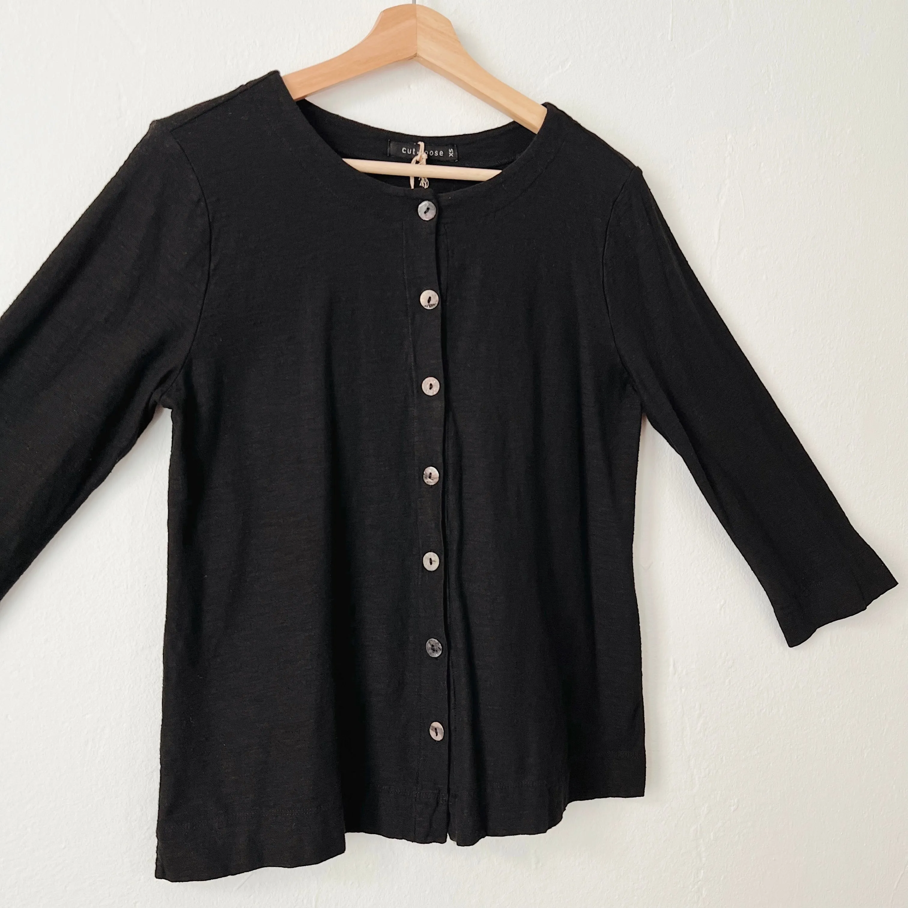 Cut Loose | Easy Cardigan in Black