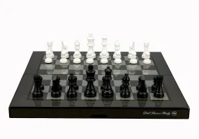 Dal Rossi Luxury Carbon Fibre 16 Chess Set