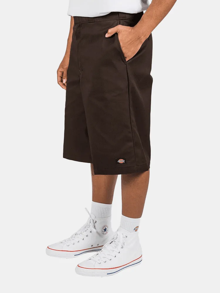 Dickies 13 Loose Fit Work Shorts - Dark Brown