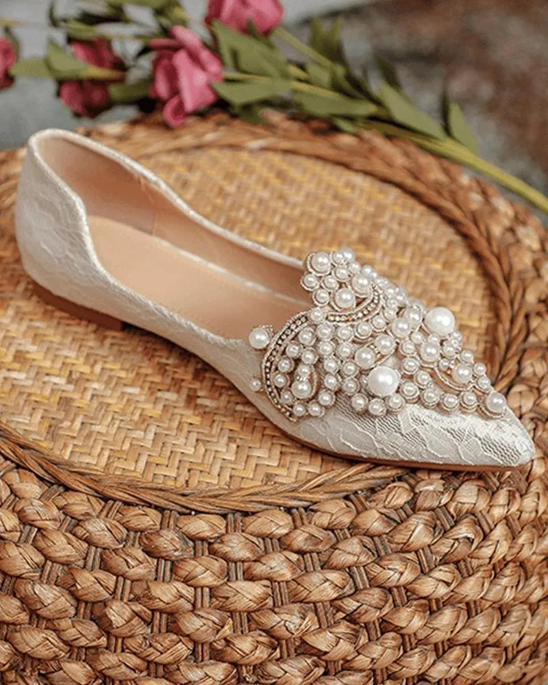 Elegant Daily Pearl Flats