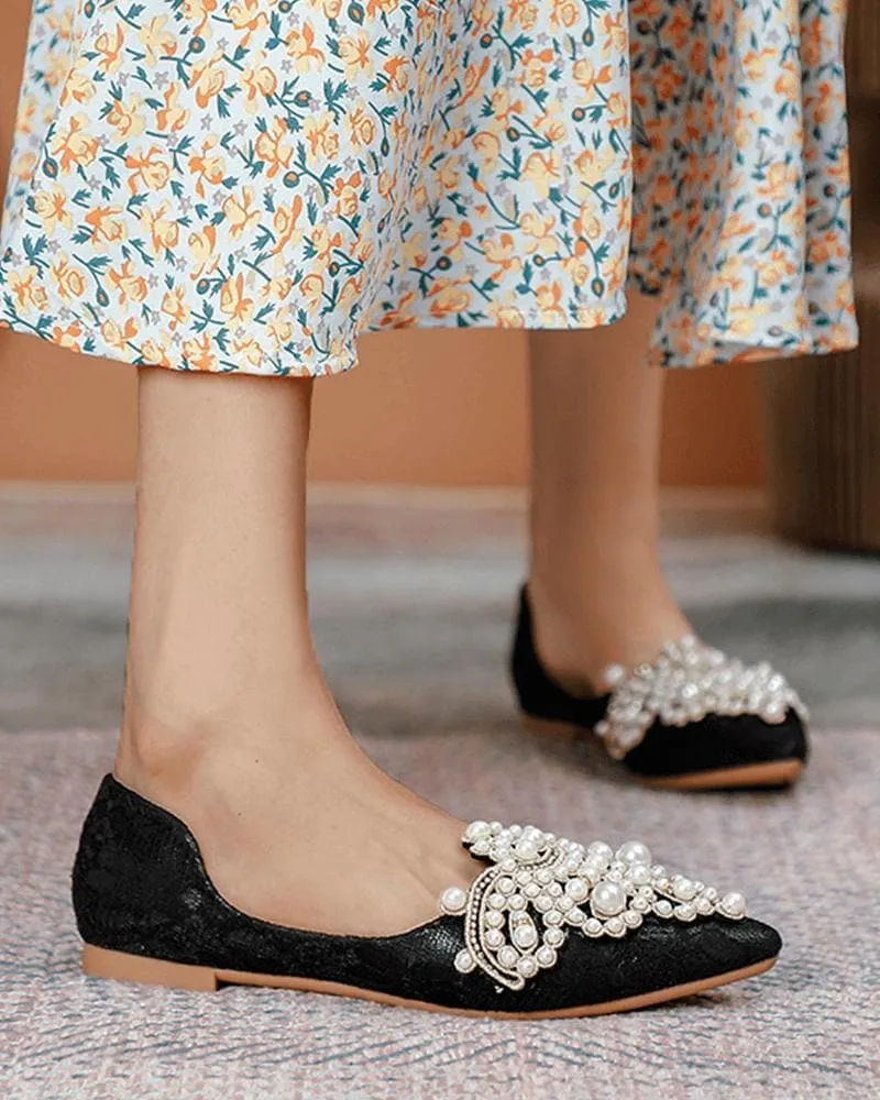 Elegant Daily Pearl Flats