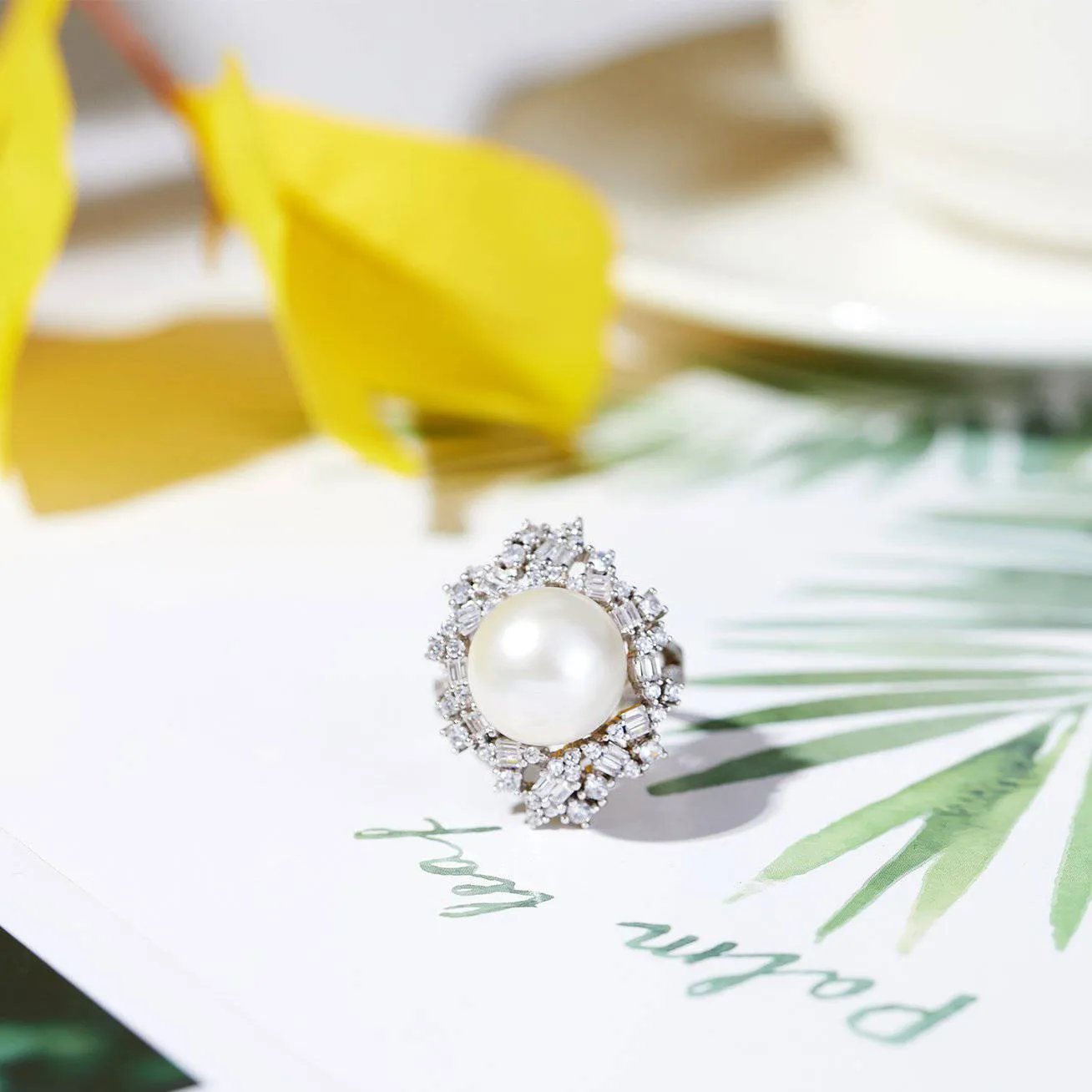 Elegant Edison Pearl Ring WR00004