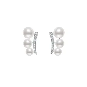 Elegant Freshwater Pearl Earrings WE00116