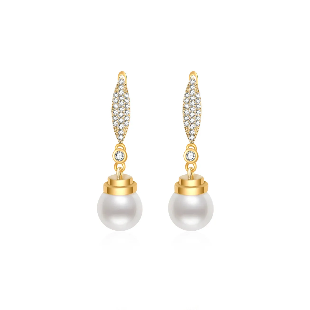 Elegant Freshwater Pearl Earrings WE00194