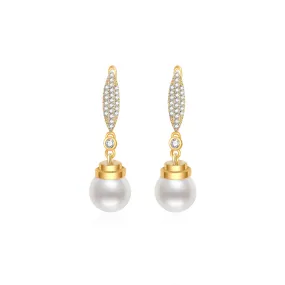 Elegant Freshwater Pearl Earrings WE00194