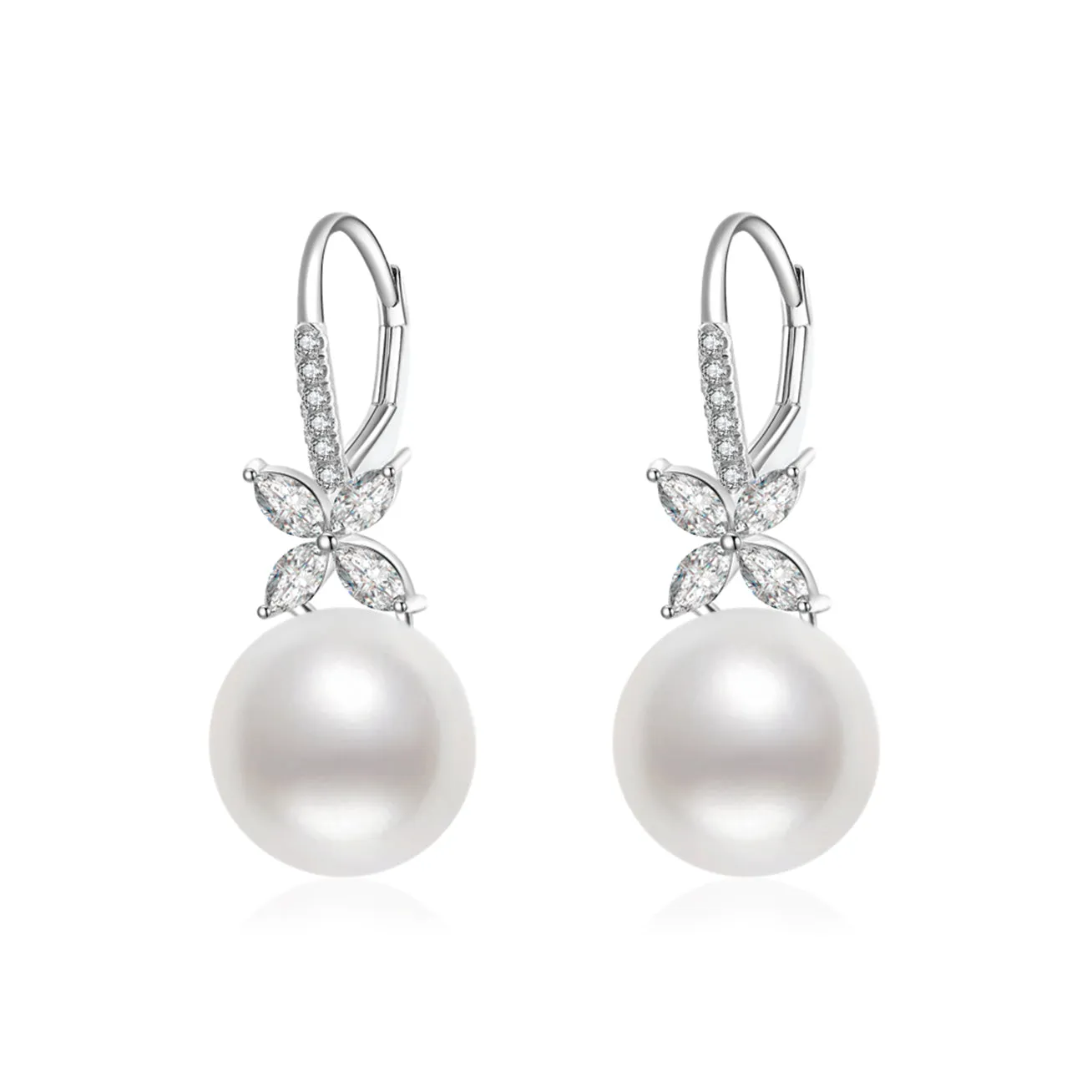 Elegant Freshwater Pearl Earrings WE00267 | EVERLEAF