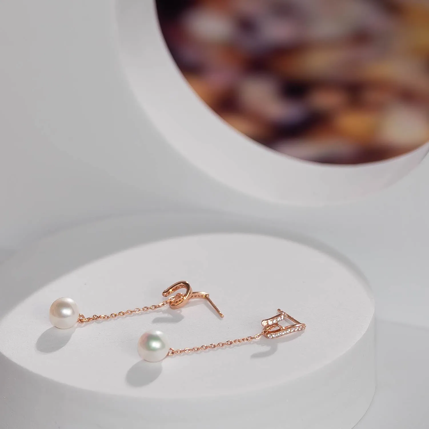 Elegant Freshwater Pearl Earrings WE00287 | S Collection