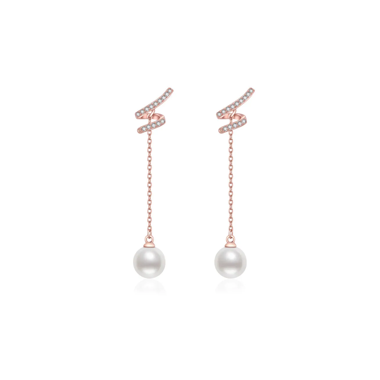 Elegant Freshwater Pearl Earrings WE00287 | S Collection