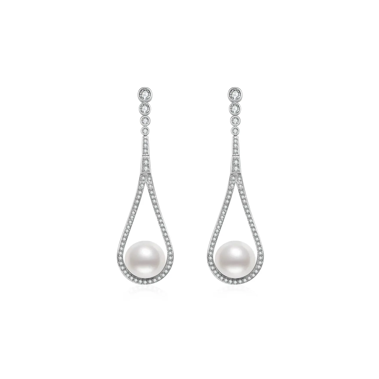 Elegant Freshwater Pearl Earrings WE00347