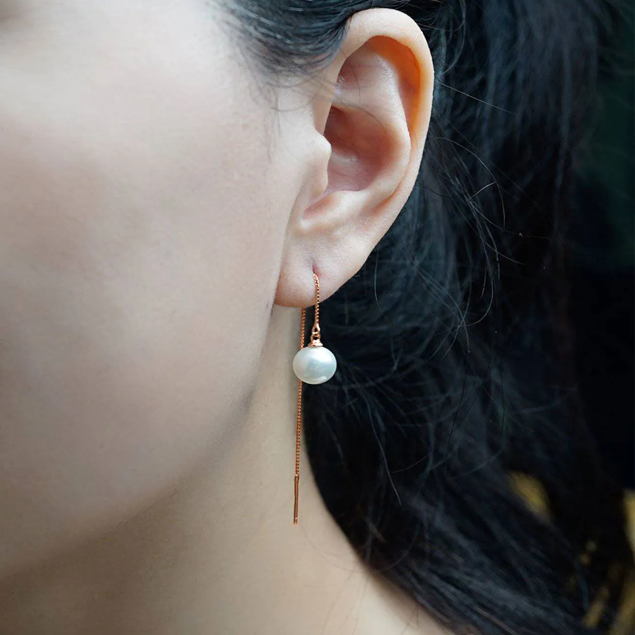 Elegant Freshwater Pearl Earrings WE00359