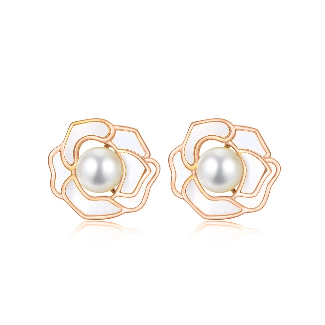 Elegant Freshwater Pearl Earrings WE00372 | GARDENS