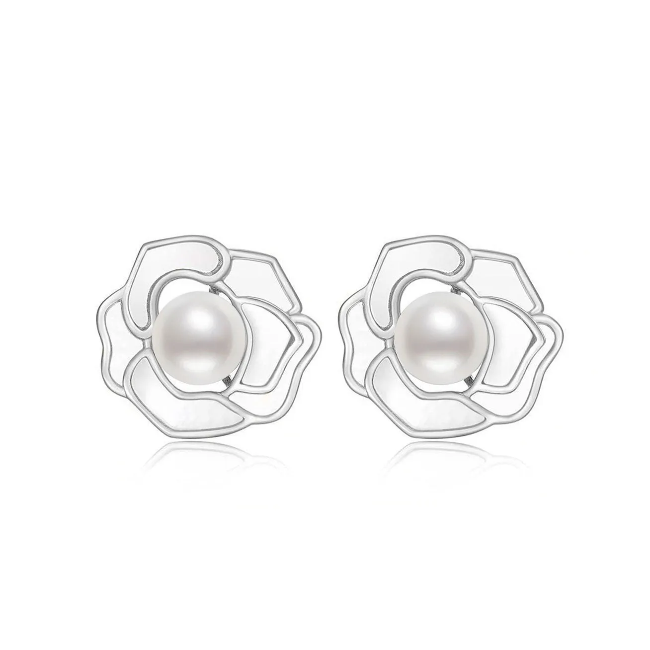 Elegant Freshwater Pearl Earrings WE00410 | GARDENS